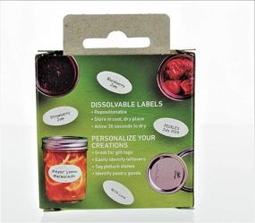 img 2 attached to 🏷️ Durable Ball Dissolvable Canning Labels, 60 Count (Pack of 2) - Convenient and Efficient Canning Labels for Jars