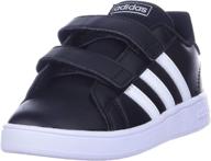 👟 top-performing adidas unisex-child grand court tennis shoe: maximize your on-court performance! logo