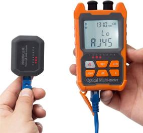 img 4 attached to 🔌 D YEDEMC Fiber Optic Cable Tester: Portable Power Meter, Visual Fault Locator & Universal Interface (OPM&VFL)