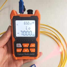 img 3 attached to 🔌 D YEDEMC Fiber Optic Cable Tester: Portable Power Meter, Visual Fault Locator & Universal Interface (OPM&VFL)