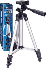 img 2 attached to 📷 Vidpro TT-50L Легкий алюминиевый штатив с трехосевой головкой Pan & Tilt - 50 дюймов