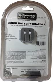 img 3 attached to 🔌 Efficient NiMH Quick Battery Charger with 4-pack of 2800mAh Rechargeable AA Ni-MH Batteries - 110/220V
