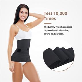 img 2 attached to 🌟 Ultimate Waist Wraps: Body Shapewear for Plus Size Women - Postpartum Tummy Repair Included