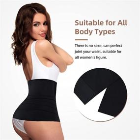 img 3 attached to 🌟 Ultimate Waist Wraps: Body Shapewear for Plus Size Women - Postpartum Tummy Repair Included