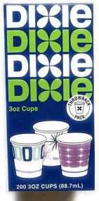 img 4 attached to 🚽 Dixie Disposable Bathroom Cups, 3 oz, Pack of 200, Assorted Designs
