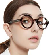 👓 mare azzuro round reading glasses women stylish readers +0.1 to +3.5 diopters logo