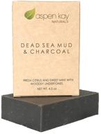 🧼 organic dead sea mud soap bar - natural, activated charcoal & therapeutic essential oils - face & body - men, women, teens - chemical-free, 4.5 oz logo