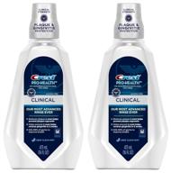 🌿 crest pro-health clinical cpc oral rinse: deep clean mint, pack of 2 - effective antigingivitis & antiplaque solution logo