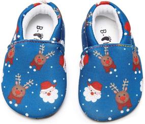 img 4 attached to 9+ Styles for Boys & Girls! Child Baby Warm Shoes: Non Skid Slipper Socks