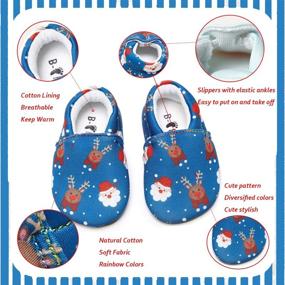 img 2 attached to 9+ Styles for Boys & Girls! Child Baby Warm Shoes: Non Skid Slipper Socks