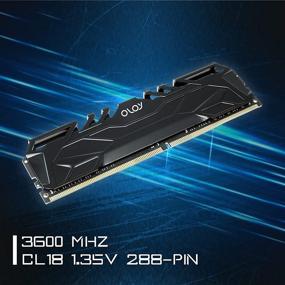 img 1 attached to 💥 OLOy 16GB DDR4 RAM Kit - High Performance 3600 MHz CL18 for Desktop Gaming - MD4U0836180BHKDA