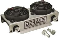 🌡️ derale 15840 hyper dual-cool remote cooler: optimal temperature control for peak performance logo