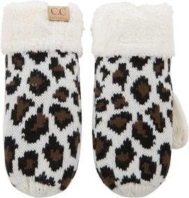 img 4 attached to 🧤 EK34 25MTKIDS 80 Mittens: Cute Fuzzy Gloves for Girls' Cold Weather Style and Comfort