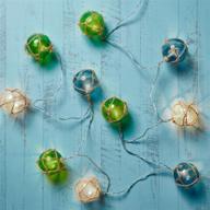 🏖️ lights4fun's 10 buoy battery-operated led coastal string lights: perfect indoors and outdoors! logo