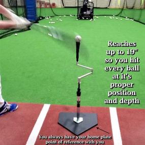 img 3 attached to Infinitee/Tanner Traditional Hitting Tee Combo: Versatile Batting Tee for Baseball and Softball Players