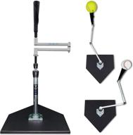 infinitee/tanner traditional hitting tee combo: versatile batting tee for baseball and softball players логотип