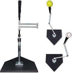 img 4 attached to Infinitee/Tanner Traditional Hitting Tee Combo: Versatile Batting Tee for Baseball and Softball Players