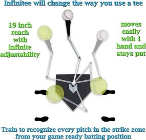 img 1 attached to Infinitee/Tanner Traditional Hitting Tee Combo: Versatile Batting Tee for Baseball and Softball Players