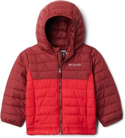img 3 attached to Columbia Powder Hooded Winter Repellent Boys' Clothing : Jackets & Coats