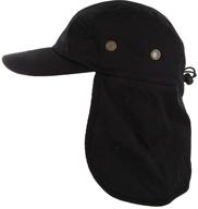 dealstock fishing cap: ultimate outdoor sun protection with ear and neck flap cover logo