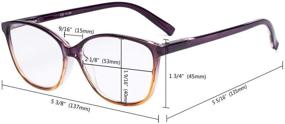 img 1 attached to 👓 Eyekepper Ladies Reading Glasses 5 Pack: Stylish Cat-eye Readers for Women +1.00 Power