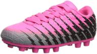 👧 get your toddler girls moving with vizari silver soccer regular shoes and athletic gear! logo