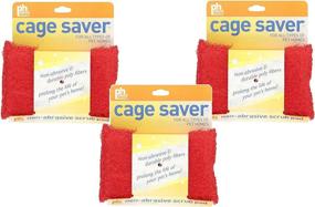 img 2 attached to 🧽 Efficient Cleaning with Prevue Hendryx (3 Pack) Cage Saver Scrub Pads