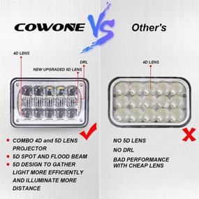 img 3 attached to COWONE Rectangular Headlights Replacement FREIGHTLINER