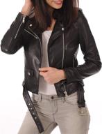 🧥 kyzer kraft women's leather jacket bomber motorcycle biker genuine lambskin leather jacket women's collection-11+ logo