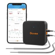 govee wireless meat thermometer, bluetooth grill thermometer, 230ft remote monitoring, high accuracy, alarm 🌡️ notifications, food thermometer with 2 probes, for smoker, bbq, oven, kitchen - enhance your cooking experience logo