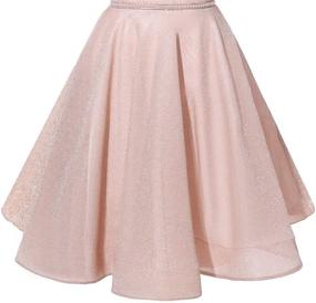 img 1 attached to Sparkling Princess Champagne Prom Dresses - RJOAM Women's Clothing