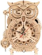 🕰️ timeless fun: rowood wooden puzzle clock for adults логотип