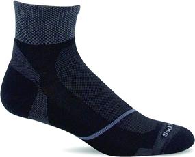 img 1 attached to Sockwell Pulse Quarter Compression Black