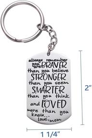 img 3 attached to 🎓 LParkin Graduation Keychain: Daughter's Motivation, a Perfect Gift for Her Achievements