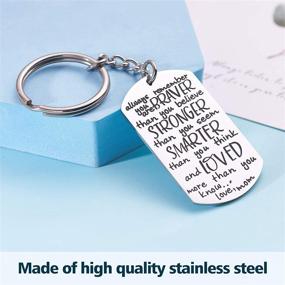 img 1 attached to 🎓 LParkin Graduation Keychain: Daughter's Motivation, a Perfect Gift for Her Achievements