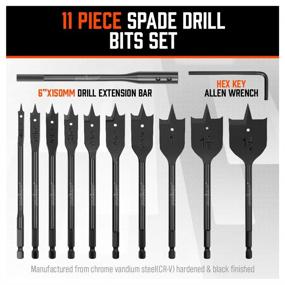 img 2 attached to 🔧 11-Piece Industrial Woodworking Extension Set by SEDY