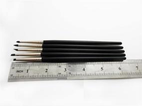 img 3 attached to 🖌️ Kbsing Set of 5 Flexible Silicone Clay Sculpture Color Shapers Tools Brushes (#0) - Versatile Tools for Precision Artwork