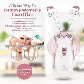 img 2 attached to 💆 Cordless Electric Epilator for Women - Threading & Rechargeable Hair Removal