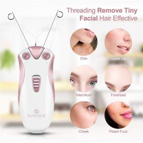 img 1 attached to 💆 Cordless Electric Epilator for Women - Threading & Rechargeable Hair Removal