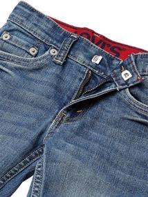 img 1 attached to 👖 Levis Elastic Waistband Rinse Jeans for Boys' Clothing