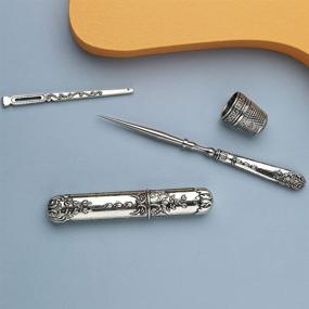 img 2 attached to Набор вышивальных ножниц BUTUZE: Полный набор старинных европейских швейных инструментов для рукоделия, вышивания и швейных проектов.