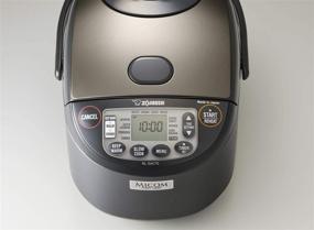 img 3 attached to 🍚 Zojirushi NL-GAC10 BM Umami Micom Rice Cooker and Warmer, 5.5-Cup, Metallic Black, Made in Japan