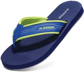 img 4 attached to Comfortable Boys' Summer Sandals: Aleader Outdoor Slide Shoes