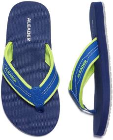 img 3 attached to Comfortable Boys' Summer Sandals: Aleader Outdoor Slide Shoes