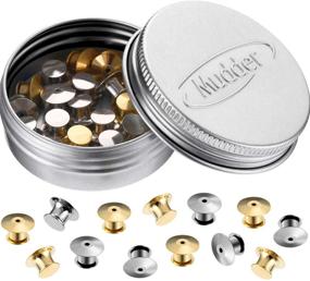 img 4 attached to 🔒 Secure Your Pins with Mudder Locking Pin Keepers Backs - No Tools Required! (Silver & Gold Set of 30 Pieces)