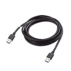 img 2 attached to 💻 Cable Matters Long USB 3.0 Cable, 10 ft, Male to Male, Black, USB to USB