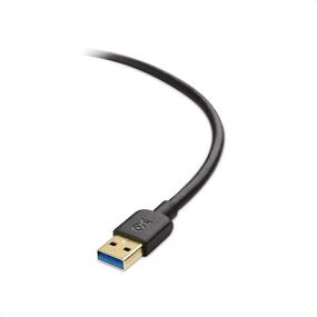 img 1 attached to 💻 Cable Matters Long USB 3.0 Cable, 10 ft, Male to Male, Black, USB to USB