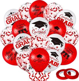 img 4 attached to Whaline Graduation Confetti Congrats Decoration Event & Party Supplies