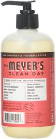 img 1 attached to 🍓 6-Pack of Mrs. Meyer's Rhubarb Hand Soap, 12.5 oz Pump Bottles (370ml)