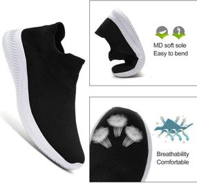 img 1 attached to Kapsen Lightweight Breathable Sneakers Trainers Men's Shoes